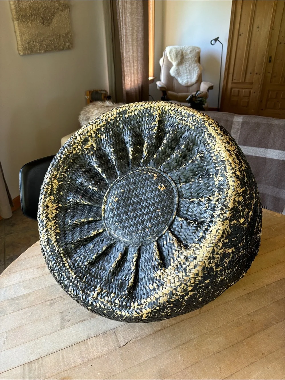 Huge Vintage Market Basket